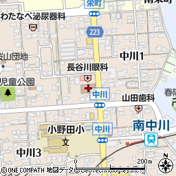 小野田郵便局　荷物集荷周辺の地図