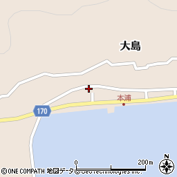 山口県周南市大島910-1周辺の地図