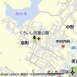 山口県宇部市東須恵泉町1162-7周辺の地図