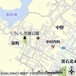 山口県宇部市東須恵泉町1162-21周辺の地図