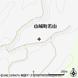 徳島県三好市山城町若山464周辺の地図