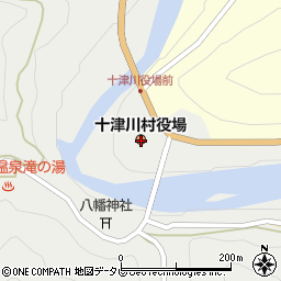 奈良県吉野郡十津川村周辺の地図