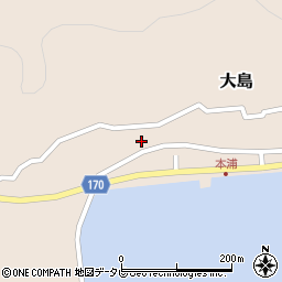 山口県周南市大島918周辺の地図