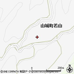 徳島県三好市山城町若山448周辺の地図