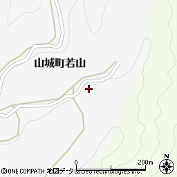 徳島県三好市山城町若山502周辺の地図