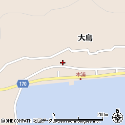 山口県周南市大島907周辺の地図