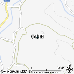 愛媛県松山市小山田周辺の地図