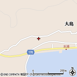 山口県周南市大島925周辺の地図