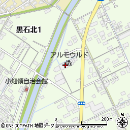 山口県宇部市中野開作384周辺の地図