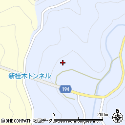 和歌山県日高郡日高川町愛川228周辺の地図
