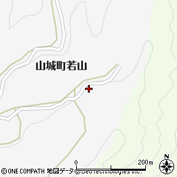 徳島県三好市山城町若山503周辺の地図