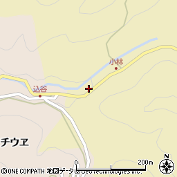 徳島県三好市池田町漆川ハジロ周辺の地図