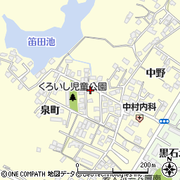 山口県宇部市東須恵泉町1162-12周辺の地図