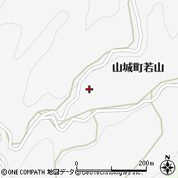 徳島県三好市山城町若山307周辺の地図