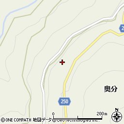 徳島県吉野川市美郷中村中筋周辺の地図