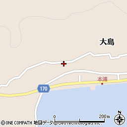 山口県周南市大島919周辺の地図