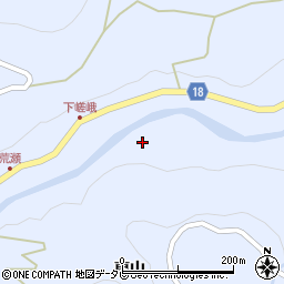 徳島県名東郡佐那河内村下ウチウ周辺の地図
