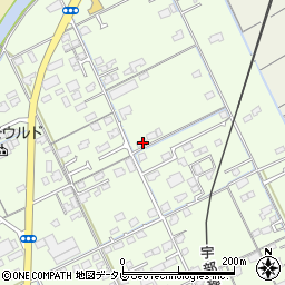 山口県宇部市中野開作185-1周辺の地図