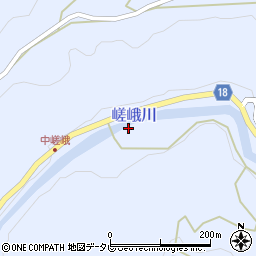 佐那河内村嵯峨老人憩の家周辺の地図