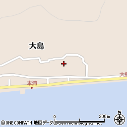 山口県周南市大島722周辺の地図