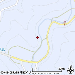 和歌山県日高郡日高川町愛川257周辺の地図