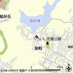山口県宇部市東須恵泉町1251-6周辺の地図