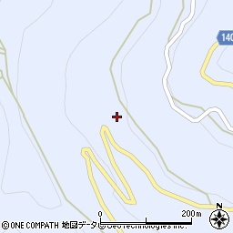 徳島県三好市井川町井内西2459周辺の地図