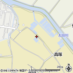 徳島県小松島市坂野町高塚周辺の地図