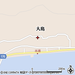 山口県周南市大島869周辺の地図