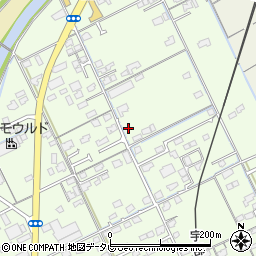 山口県宇部市中野開作185周辺の地図