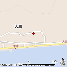 山口県周南市大島724周辺の地図