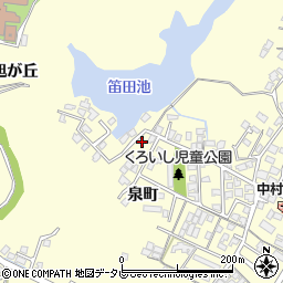 山口県宇部市東須恵泉町1251-22周辺の地図