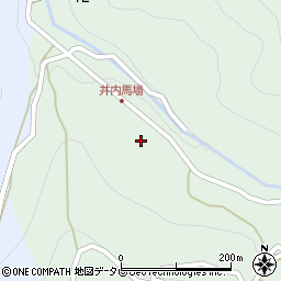 徳島県三好市井川町井内東14周辺の地図