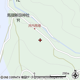 徳島県三好市井川町井内東14周辺の地図