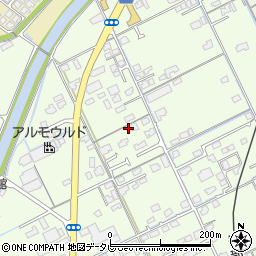 山口県宇部市中野開作265周辺の地図