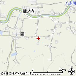 徳島県徳島市八多町岡73周辺の地図