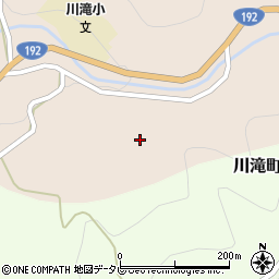 愛媛県四国中央市川滝町下山1728周辺の地図