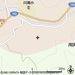 愛媛県四国中央市川滝町下山1725周辺の地図