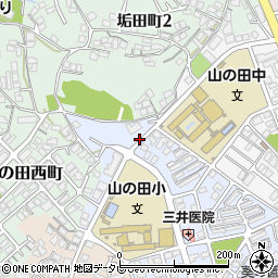 山口県下関市山の田中央町16周辺の地図