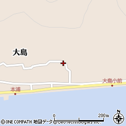 山口県周南市大島733周辺の地図