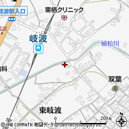 山口県宇部市東岐波1044-7周辺の地図