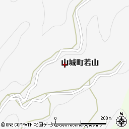 徳島県三好市山城町若山455周辺の地図