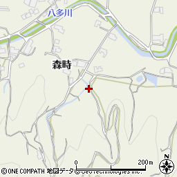 徳島県徳島市八多町森時101周辺の地図