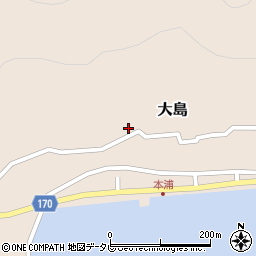 山口県周南市大島947周辺の地図