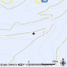 徳島県三好市井川町井内西1589周辺の地図