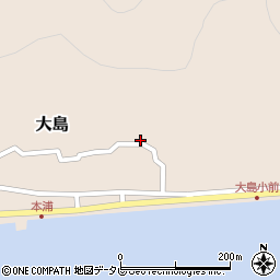 山口県周南市大島745周辺の地図