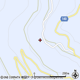 徳島県三好市井川町井内西2119周辺の地図