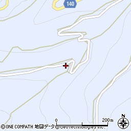 徳島県三好市井川町井内西1588-5周辺の地図