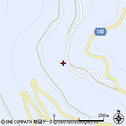 徳島県三好市井川町井内西2118周辺の地図