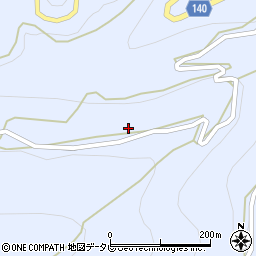 徳島県三好市井川町井内西1611周辺の地図